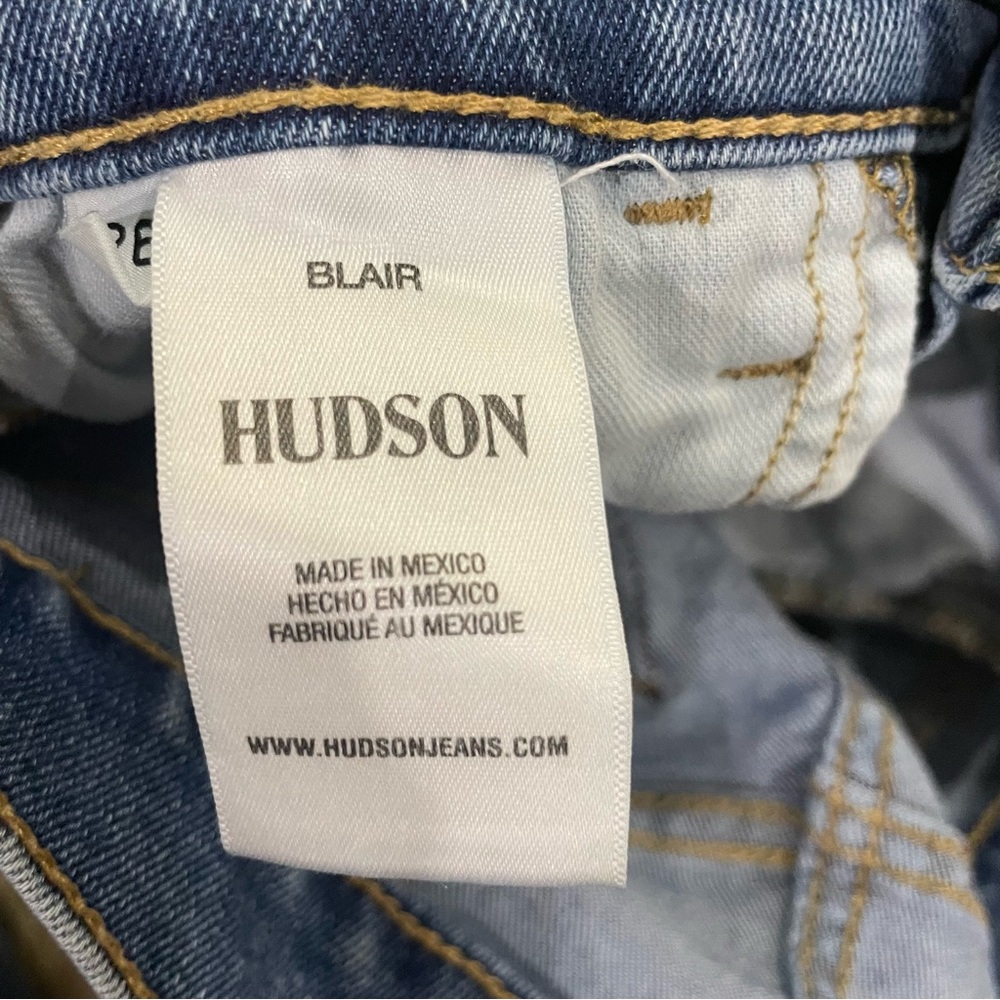 Hudson Blair High Rise Bootcut Crop Jeans Color Blue‎ (Brittany) Women’s Sz 26 - Picture 8 of 13